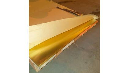 лист латунный ГПРХХ 10x1200x2000 мм Л68 купить в Туле