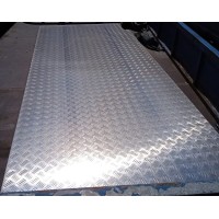 Лист алюминиевый рифленый квинтет 1x1000x3000 мм АМг2Н2Р ГОСТ 21631-2023