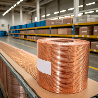 Сетка медная 7x7x2 мм М2к ГОСТ 6613-86