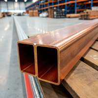 Труба медная профильная прямоугольная ДПРНМ 15x10x2 мм М1 ТУ 48-21-295-82