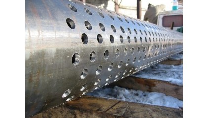 Труба стальная перфорированная электросварная 48x2 мм 09Г2С фото трубу стальную перфорированную электросварную 48x2 мм 09Г2С купить в Туле